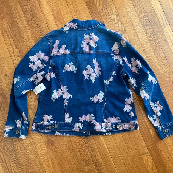 Floral denim jacket - Picture 11 of 12